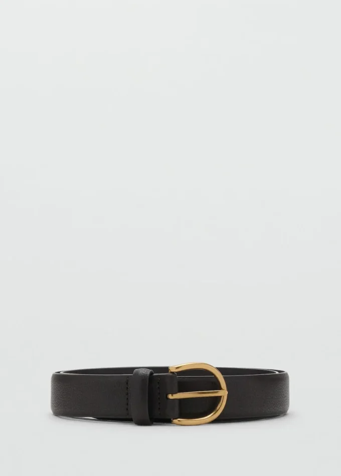 Ceinture en cuir grainé