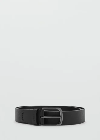 Ceinture en cuir grainé