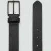 Ceinture en cuir grainé