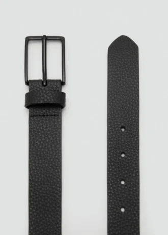 Ceinture en cuir grainé