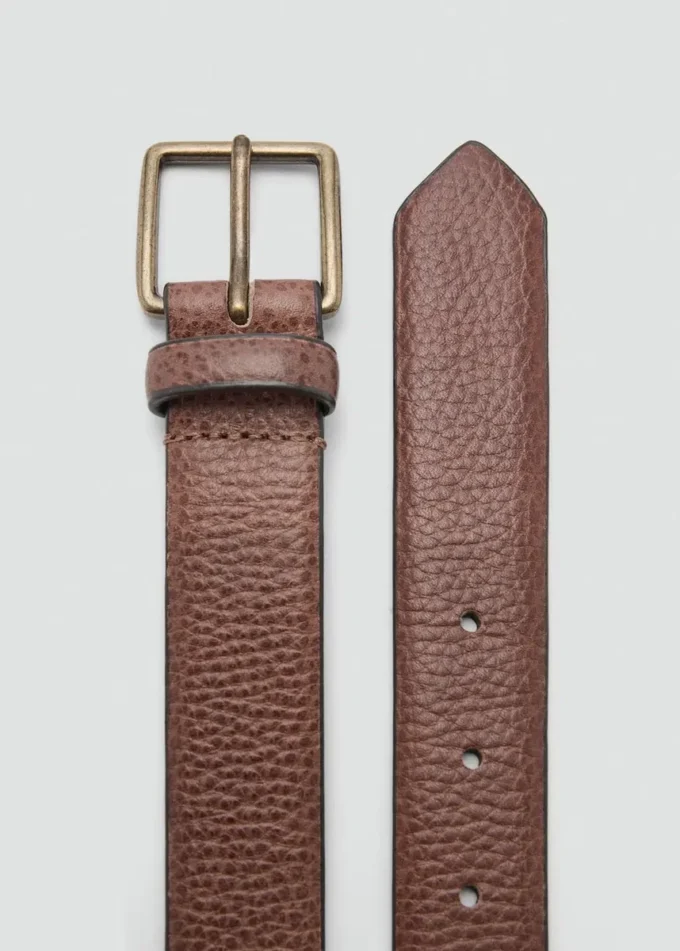 Ceinture en cuir grainé Ceinture en cuir grainé