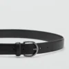 Ceinture en cuir grainé