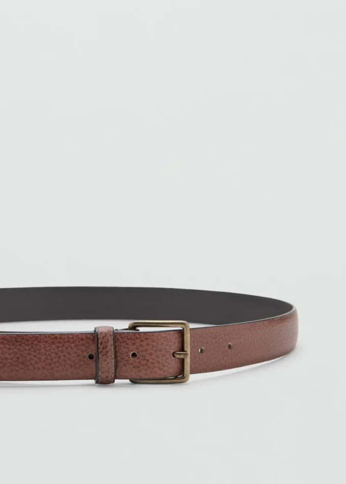 Ceinture en cuir grainé Ceinture en cuir grainé