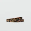 Ceinture en cuir léopard
