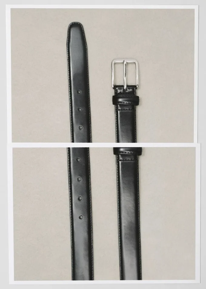 Ceinture en cuir nappa