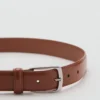 Ceinture en cuir nappa