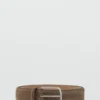 Ceinture en cuir suédé