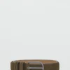 Ceinture en cuir suédé