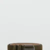 Ceinture en cuir suédé
