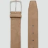 Ceinture en cuir suédé
