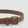 Ceinture en cuir suédé