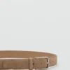 Ceinture en cuir suédé