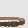 Ceinture en cuir suédé
