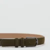 Ceinture en cuir suédé