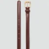 Ceinture fine avec boucle métallique