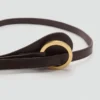 Ceinture fine avec maxi-boucle