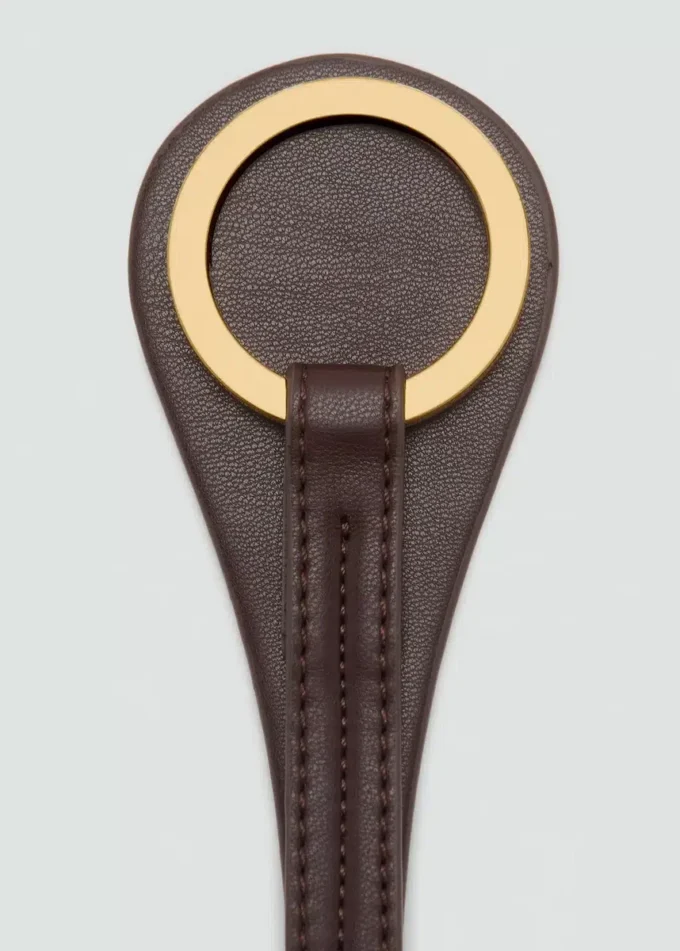 Ceinture fine avec maxi-boucle