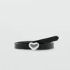 Ceinture fine à cœur MANGO USA