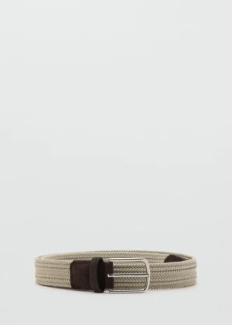 Ceinture élastique tressée
