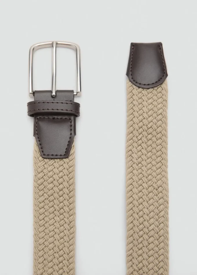 Ceinture élastique tressée