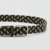 Ceinture élastique tressée colorée
