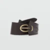 Ceinture obi en cuir