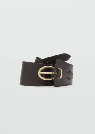 Ceinture obi en cuir
