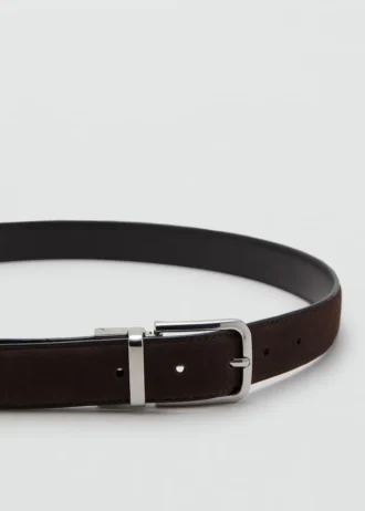 Ceinture réversible en cuir nappa