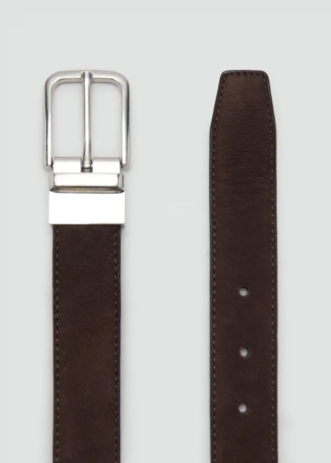 Ceinture réversible en cuir nappa