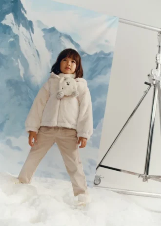 Manteau réversible en fourrure