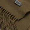 Écharpe unie à franges Écharpe unie à franges