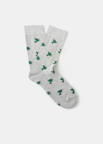 Chaussettes en coton avec motif grenouille