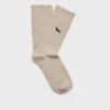 Chaussettes en coton brodées