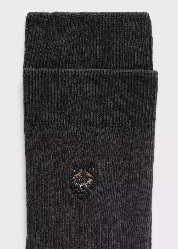 Chaussettes en coton brodées Chaussettes en coton brodées