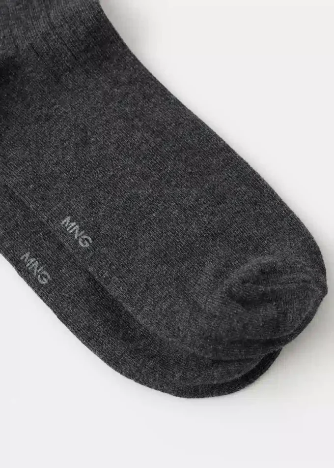 Chaussettes en coton brodées Chaussettes en coton brodées