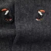 Chaussettes en coton brodées Chaussettes en coton brodées