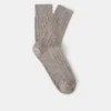 Chaussettes en coton côtelé