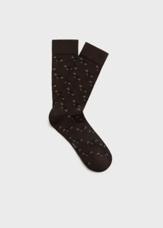 Chaussettes en coton imprimées chiens