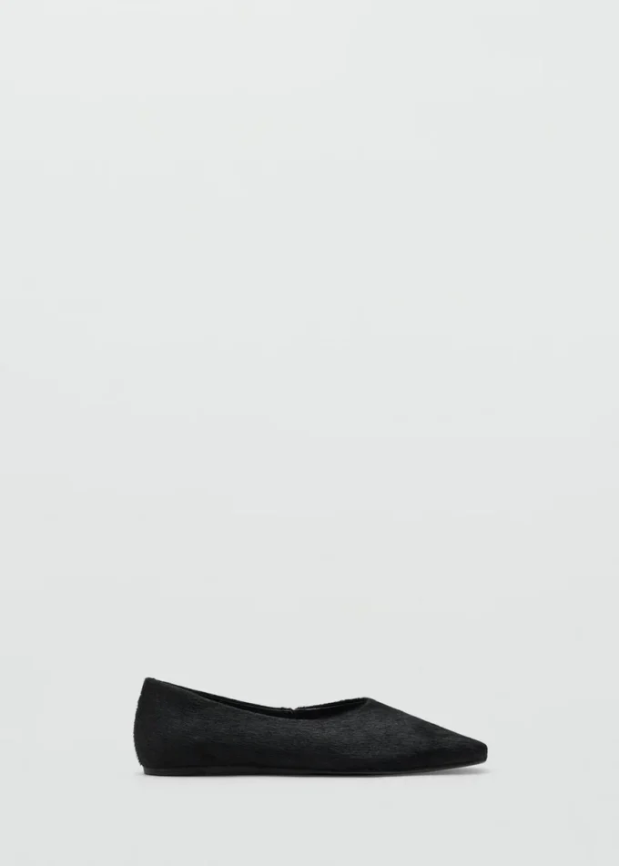 Chaussures en cuir avec fourrure