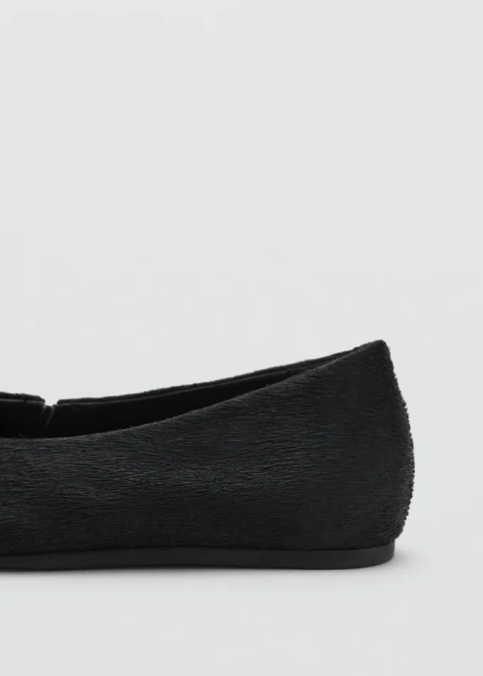 Chaussures en cuir avec fourrure