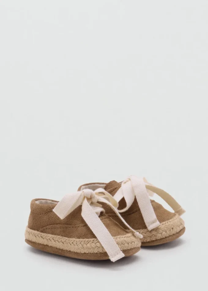 Chaussures en cuir à nœud