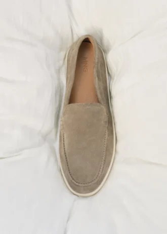 Chaussures en cuir refendu