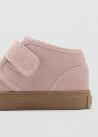 Chaussures en cuir à velcro