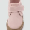 Chaussures en cuir à velcro