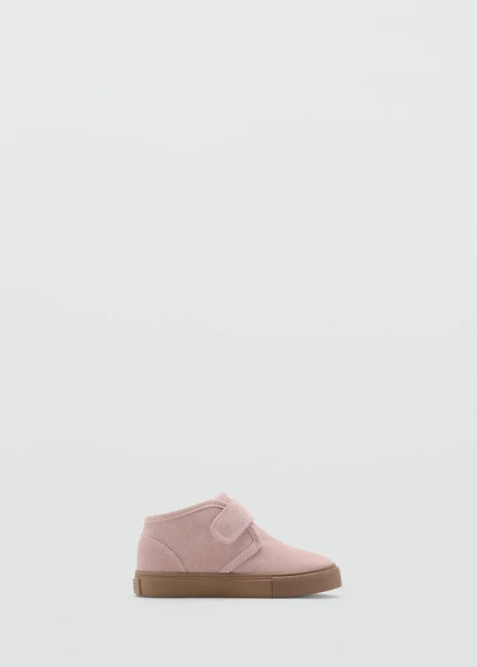 Chaussures en cuir à velcro