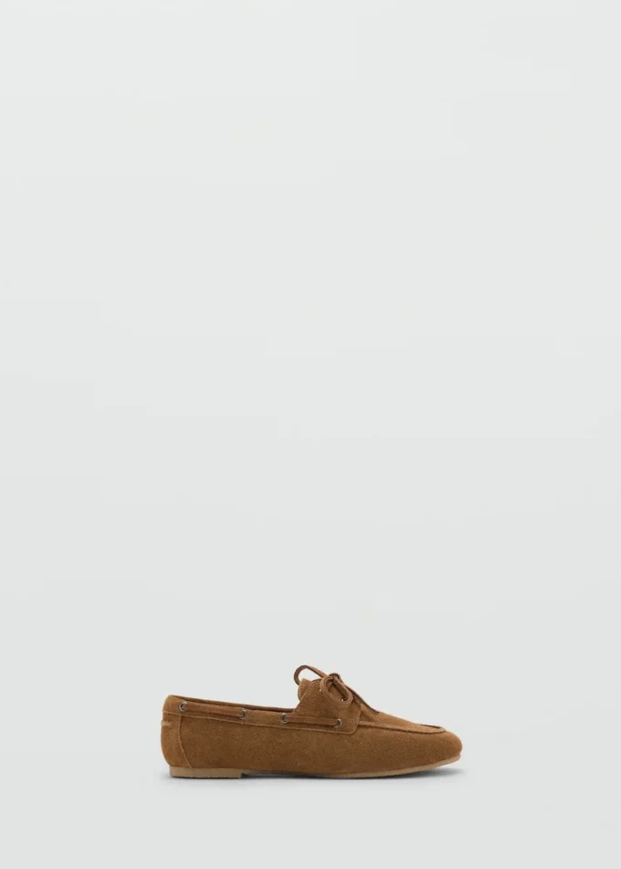 Chaussures nautiques en daim
