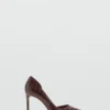 Chaussures à talons asymétriques effet croco