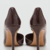 Chaussures à talons asymétriques effet croco