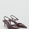 Chaussures à talons bobines avec bride à la cheville