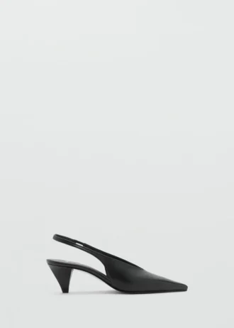 Chaussures à talons en cuir à bout pointu
